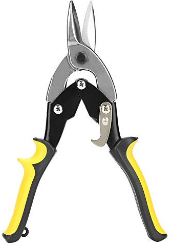 Tijeras de Hojalata para Cortar Láminas de Metal, Tijeras de Aviación Cizalla Cortadora de Láminas de Metal Tijeras de Aviación de Alto Apalancamiento Corte Recto Tijeras de