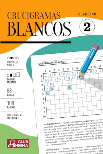 Crucigramas blancos - Cuaderno 2