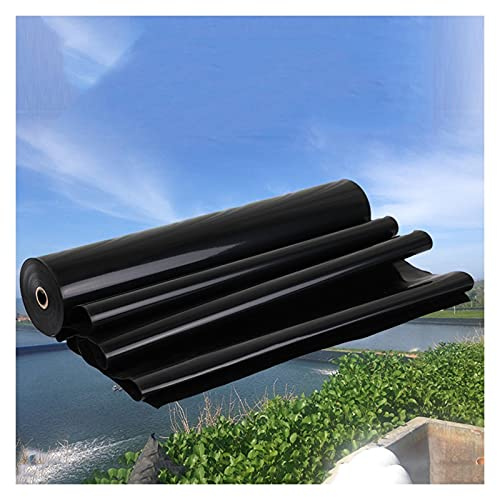 LWJQRSP Pond Liners, Preformed Pond Liner Cloth Waterproof Tarpaulin Cover Sheet Tear-Resistant Anti-Seepage Pond Liner Underlay, 0.22mm Thick (10x5m/32.8x16.4ft)