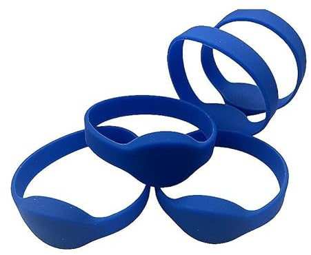 YARONGTECH 125KHz T5577 Rfid regrabables silicona pulsera pulseras (Pack de 5)