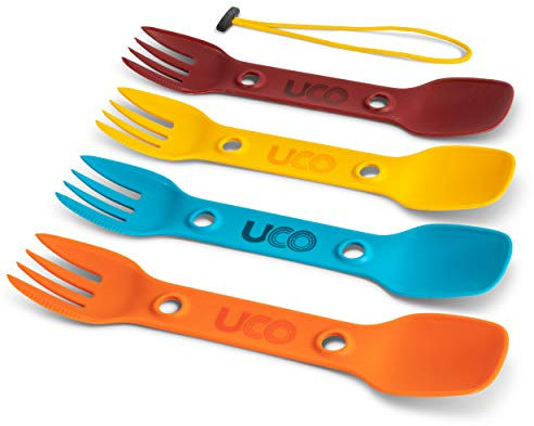 UCO Utility Spork 4 Pack with Tether Classic