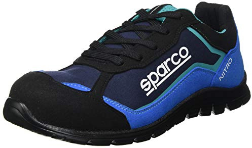 SPARCO - Nitro Petter ESD S3L SR FO - Chaussures de sécurité Unisexes pour la Course à Pied - Chaussures de Travail hydrofuges - Embout Composite - Semelle antidérapante - Respirantes - EU 42