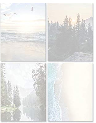 Scenic Nature Stationery - Pack of 48