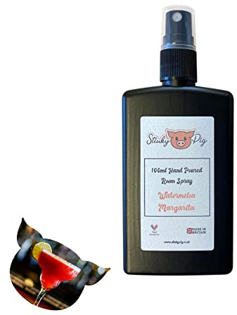 Spray mediano hecho a mano altamente perfumado para habitación, ambientador de larga duración, fuerte fragancia, regalo de aire (sandía Margarita)