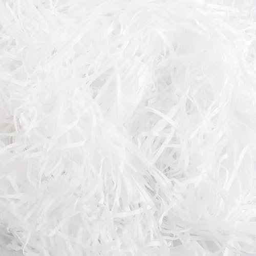 LDXDRU 1000 g di materiale di riempimento Raffia regalo, cestino regalo per feste con carta sminuzzata