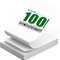 100 Blatt, A4-Thermopapier für Tragbare Drucker M08F/ M832/ Q302/M834/MT800, Kompatibel mit Broth... Phom... HP..., A4 Thermopapier 210x297 mm (Gefaltet, Endlospapier)