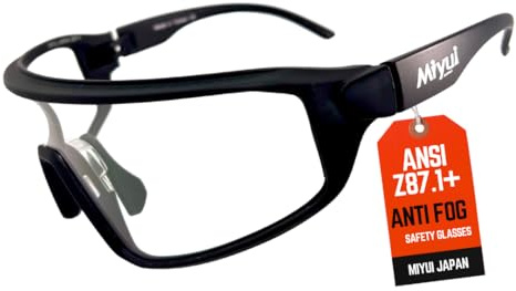 MIYUI JAPAN Lunettes de tir anti-buée, lunettes de sécurité pour hommes et femmes