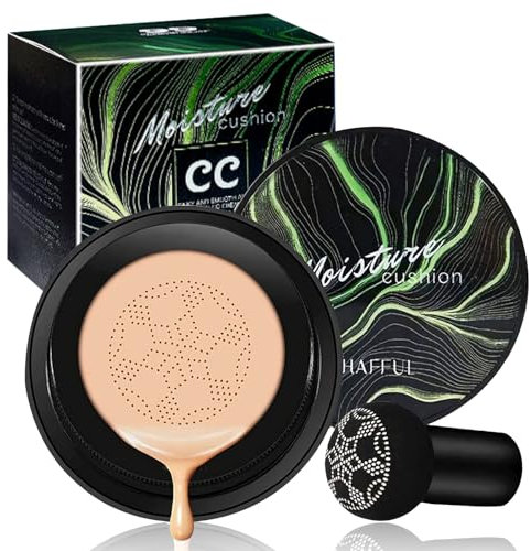 Pilzkopf Luftkissen BB Creme, cc cream, beauty cream make up,dauerhaftes Nude Make-up, feuchtigkeitsspendendes und aufhellendes CC Foundation Make-up, gleichmäßige Hautfarbe Make-up Basis (nude)