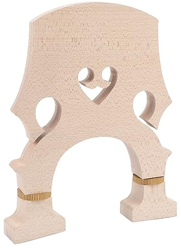 Doppelbassbrücke, Aufrechter Bass, Geigenbrücke für Doppelbass, Teile für Upright Bass, Zubehör für Kontrabass, Doppelbass-Ausstattung, Saitenhalter für Kontrabass