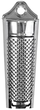 HIC Kitchen Nutmeg Grater, Stainless Steel, Grates Nutmeg, Cinnamon Sticks, Block Chocolate, Ginger, and Hard Cheeses