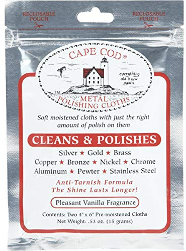 Cape Cod Poleringspåse i metall 10,2 x 15,2 cm