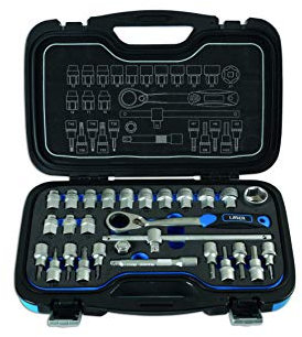 Laser 7054 Go Thru Socket Set 1/2D 28pc