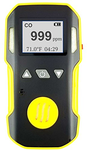 FORENSICS Misuratore di monossido di carbonio Co | Suoni, luci e vibrazioni allarmi | 0-1000 ppm