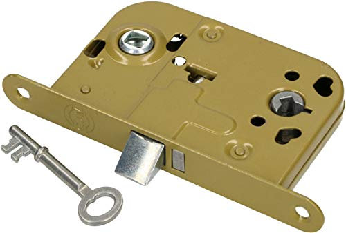 KOTARBAU Einsteckschloss BB 72 / 45mm DIN Links/Rechts Schlüssel Universal Zimmertürschloss Türschloss Stahl Pulverbeschichtet Rostfrei Robust