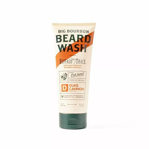 Duke Cannon Supply Co. Best Beard Wash, 6 oz. - Citrus Hefeweizen Scent, Sulfate-Free & Paraben-Free