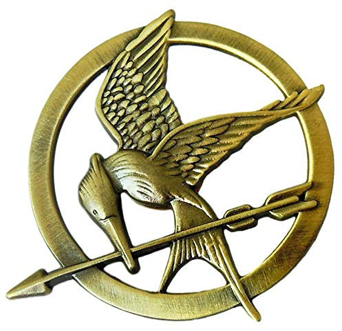 U/D 1 x Brosche 'The Hunger Games' Katniss Everdeen Cosplay Prop Rep Mockingjay Pin Brosche Abzeichen, Metall