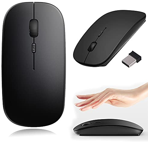 FINDING CASE Slim 2.4 GHz Wireless Cordless Mouse Mice Optical Scroll For PC Laptop Computer