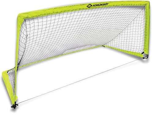 Schildkröt Fußballtor XL - tragbares, faltbares Tor mit Metall-Stecksystem & Bodenverankerung - für Fußball, Handball & Hockey - 200×100×100 cm - Outdoor-Tor für Kinder & Erwachsene