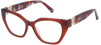Nina Ricci Eyeglass Frame VNR371V Shiny TRASNP.Red 52/16/140 Kvinna Glasögon, Shiny Trasnp.red, 52/16/140