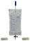 Sacca per la raccolta urine da gamba - monouso - capacità ml. 750 - tubo cm.10 - valvola anti reflusso - scarico a T - Conf. 10 pz - CE