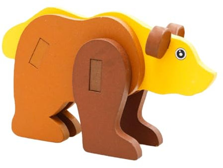 Spiel mit Tierblöcken - Tierbausteine | Miniatur-Tier- -Puzzle-Modelle | Verschiedenes Spielzeugtier | Niedliche Baubausteine für Geburtstag, Ostern, Weihnachten