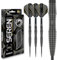 RED DRAGON Darts – Seren Onyx 3 24g - 90% Wolfram Professional Stahlspitze Dart-Set mit Dart Flüge und Dartschäfte