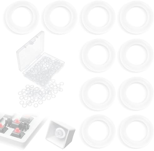 220 Stück Dichtung O-Ring Schalter Tastatur, Switch Dämpfer Kompatibel Mit Kirsche MX, O-Ring Tastenkappen Dämpfer, Mechanische Tastatur Geräuschdämpfer