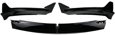 Spoiler Delantero Lip Para Tesla Para Modelo Para 3 Highland Para Y Sedan 2017-2024 Parachoques Delantero Borde Delantero Kit Pala Delantera Kit Divisor Alerón Carrocería Alerón Delantero Coche(3 Brig
