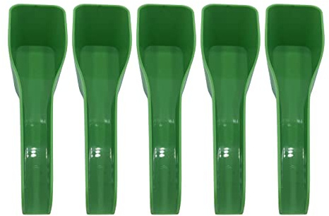 Lot de 5 cuillères d'alimentation pour oiseaux pour nourrir de l'eau et de la nourriture pour cage - Cuillère à poulet, pelle à poulet, pelle à poulet