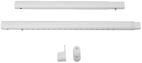 DIKACA Ovale Closet Rod Support Extensible Metal Clothes Hanger Rod With Grip Closet Bar Support For Hanging Home Clothing