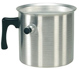 Krüger Alu- Wasserbadkocher, 1 Liter, Silber