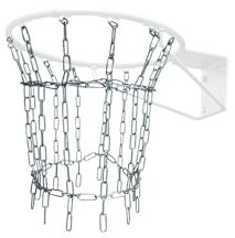 Sport-Thieme Basketballnetz Outdoor | Netz für Basketballkorb | Allwettergeschützt | Verzinkte Stahlkette 4mm | Lieferung ohne Korb | Markenqualität
