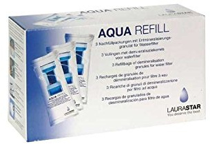 Laurastar – Aqua-Refill – Nachfüllpackung mit Entminerlisierungsgranulat für Wasserfilter, 3 Stück