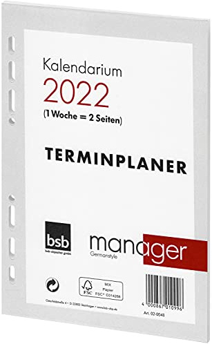 Obpacher Verlag 02-0048 - Kalendarium A5 1Woche auf 2Seiten