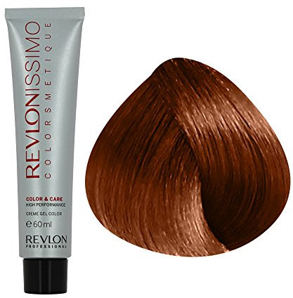 Revlon Revlonissimo Colorsmetique, Tinte para el Cabello 743 Rubio Cobrizo Dorado - 60 ml