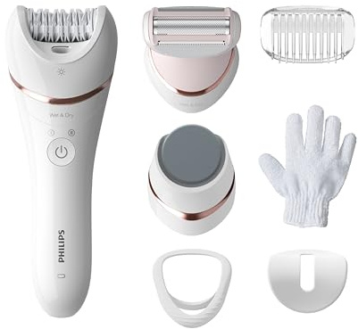 Philips Epilator Series 8000 BRE730/10 Depiladora Wet & Dry