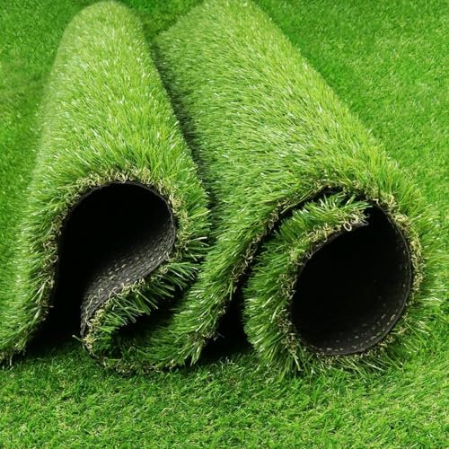 Gazon artificiel bon marché Astro tapis de pelouse 10 mx1 m, aspect naturel et réaliste, tapis de gazon artificiel de 30 mm d'épaisseur, rouleau de tapis d'herbe haute densité, jardin, chiens – Vert