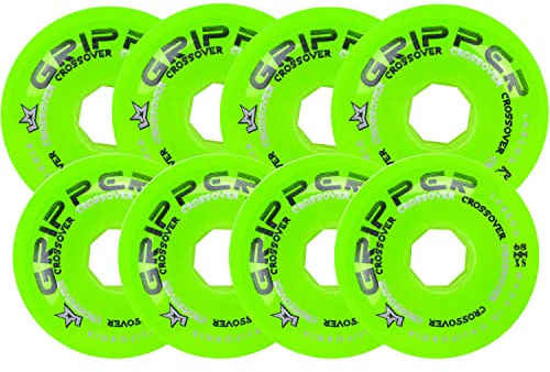 Labeda Rollhockey Rollen Gripper Crossover X-Soft 76A Grün 68/72 Youth Hilo