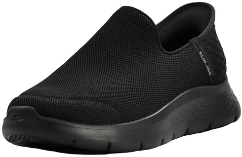 Skechers Go Walk Flex Slip-Ins - No Hands, Black, 12 UK Wide
