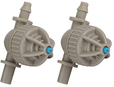 EZGISH Herramientas de jardín Conector esférico de riego por Goteo, 10 Uds, Boquilla de nebulización de Interfaz de 4mm a 6mm, conexión de Manguera en Miniatura de 4/7mm Equipo de riego