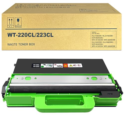 ASEKER WT-220CL WT220CL WT-223CL WT223CL Waste Toner Box Compatible for Brother HL-3140CW MFC-3170CDW 3180CDW 9130CW 9330CDW 9340CDW Printer 50000 Pages WT 220CL Waste Cartridge Collector