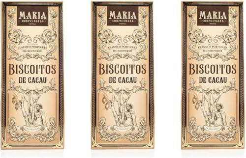 Biscotti artigianali alla mela e cannella in scatola vintage - Biscotti tradizionali portoghesi - 150 g - Ottimi da condividere o per l'ora del tè