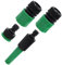 4 Stück Gartenspritze Set, 1/2 3/4 2-in-1 Garten Hahnverbinder Wasserhahn Anschluss Bewässerungs Gartenschlauch Verbindungen Sprinklerset mit Sprühdüse
