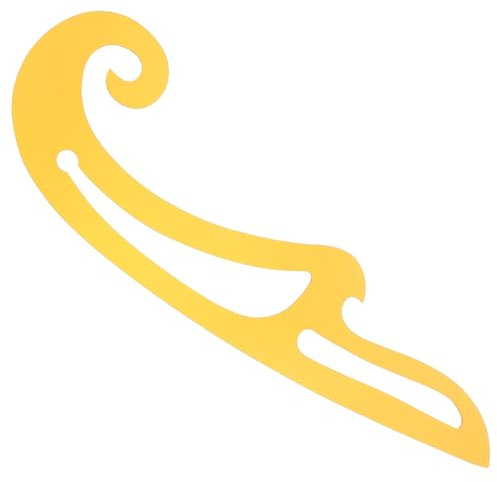 PRETYZOOM Righello Curvo Multifunzionale per Cucito e Sartoria, Strumento di Misura Leggero e Portatile Diverse Curve per Disegno e Progettazione Abbigliamento, Adatto a Principianti e