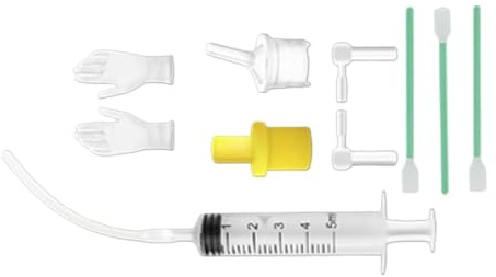 Nettoyant pour tête d'impression, Compatible avec Epson, 105ML | Liquide de nettoyage et outil de nettoyage pour déboucher la buse et enlever les taches d'encre(Black on Blue)