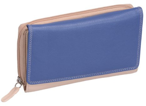 Damenlangbörse LEMONDO in Echt-Leder, 16x9,5cm