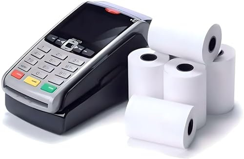 Double Dragon 57x40mm Premium Thermal Paper Rolls – Compatible with Barclays, Ingenico, Pax, Verifone, Worldpay, Spire, POS EPOS PDQ Terminals – Pack of 100