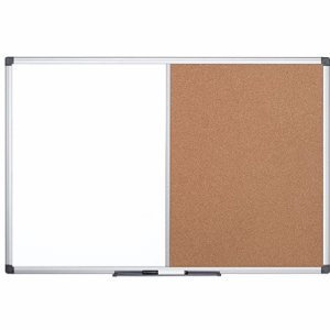 Bi-Office Kombitafel Maya Kork/Whiteboard-Melamin 150x100cm