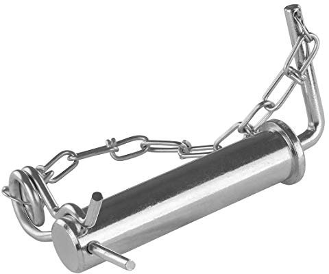 Einhandbolzen | 134 mm Länge | Ø 32 mm | Einhand | Bolzen | Anhänger | Anhängersicherung | Trecker | Traktor | Schlepper | mit Kette und Federstecker