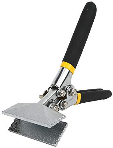 Doblador de metal, alicates para doblar chapa, abrazadera manual de chapa, mango antideslizante, alicates de plegado, cortador de refuerzo y doblador (recto)